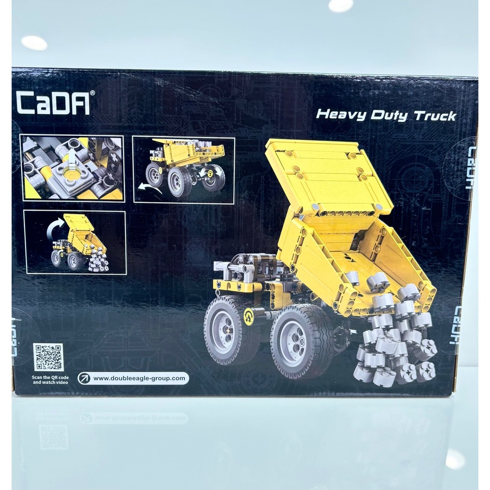 CaDA Building Block Set Heavy Duty Dump Truck Toy New in Box 372 Pieces Ages 8+ - Picture 2 of 6